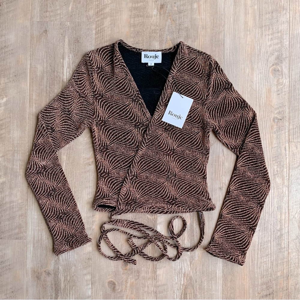 Rouje Sade Wrap Top